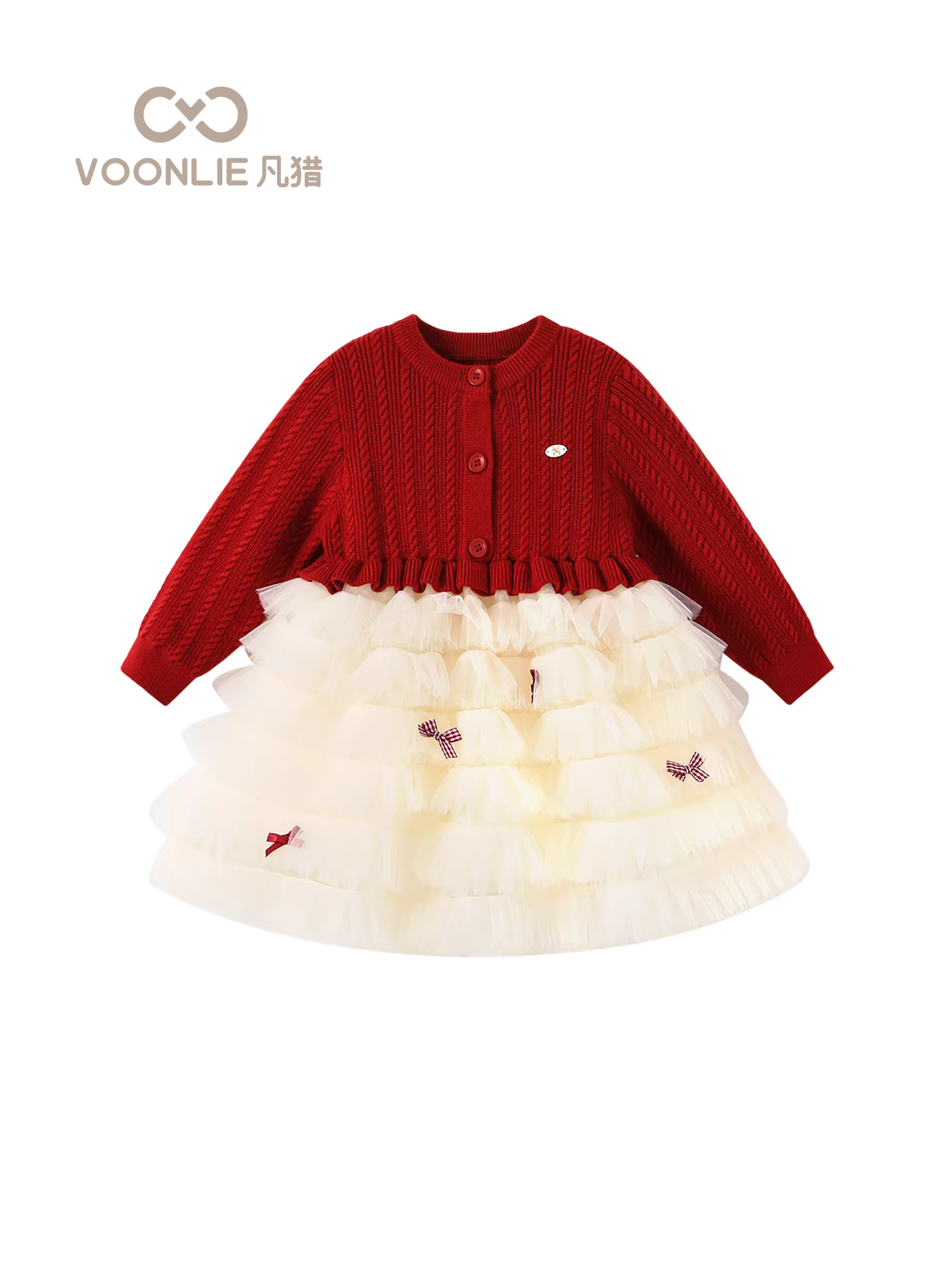 Váy bé gái thu đông 2025 kiểu mới thời trang công chúa tutu lưới váy bé gái sinh nhật 1 tuổi xuân thu