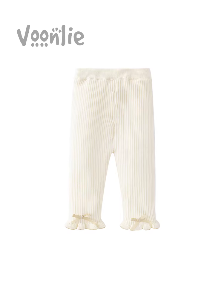 Quần legging nữ Fanhle Thu đông 2025 Quần trẻ em kiểu mới Quần áo ngoài thời trang Quần dài trẻ em Quần thường ngày Xuân Thu