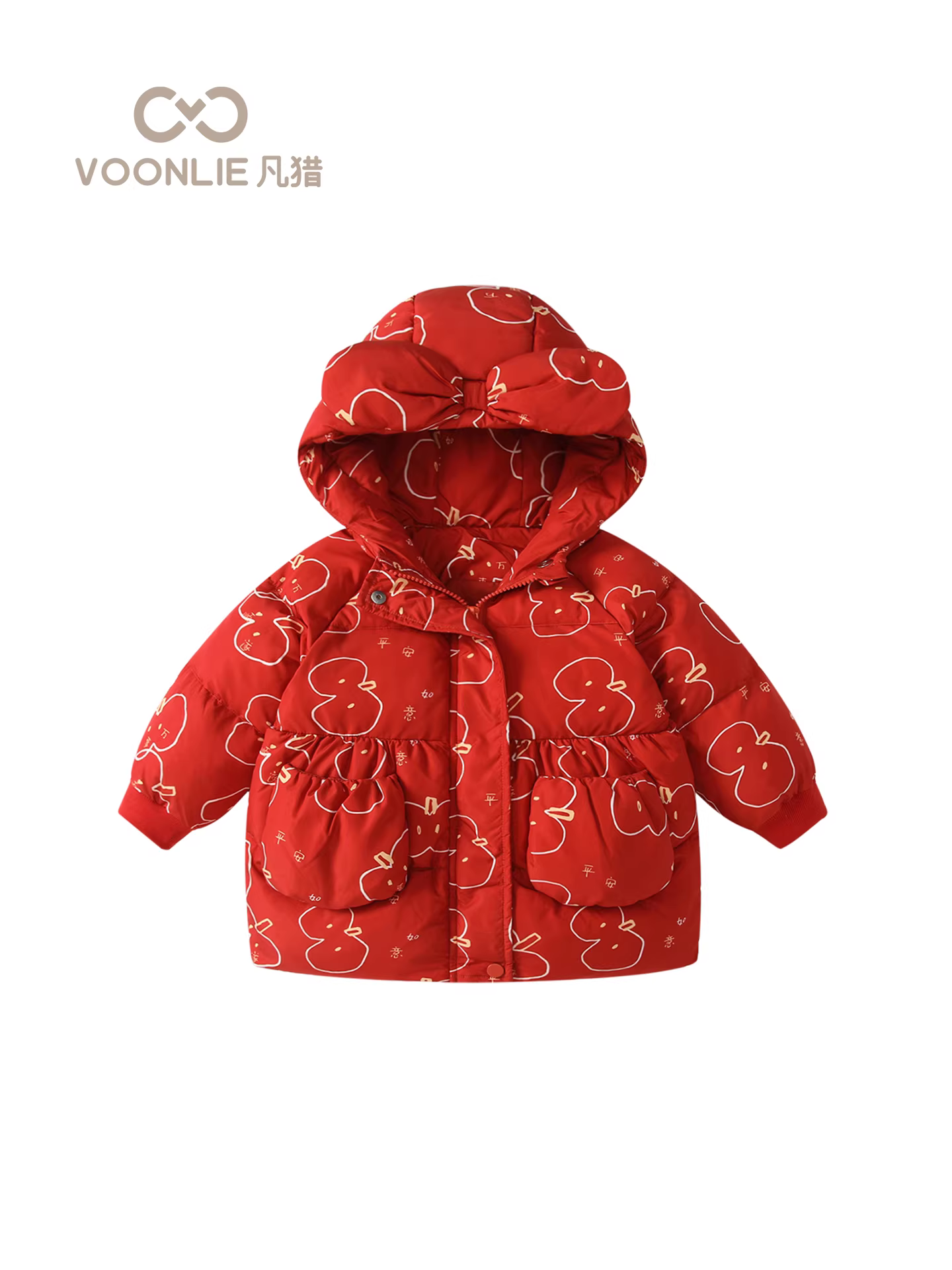 Áo khoác độn bông cho bé gái quần áo mùa đông quần áo trẻ em sành điệu áo khoác cotton ấm áp có mũ trùm đầu cho bé áo khoác cotton mùa đông