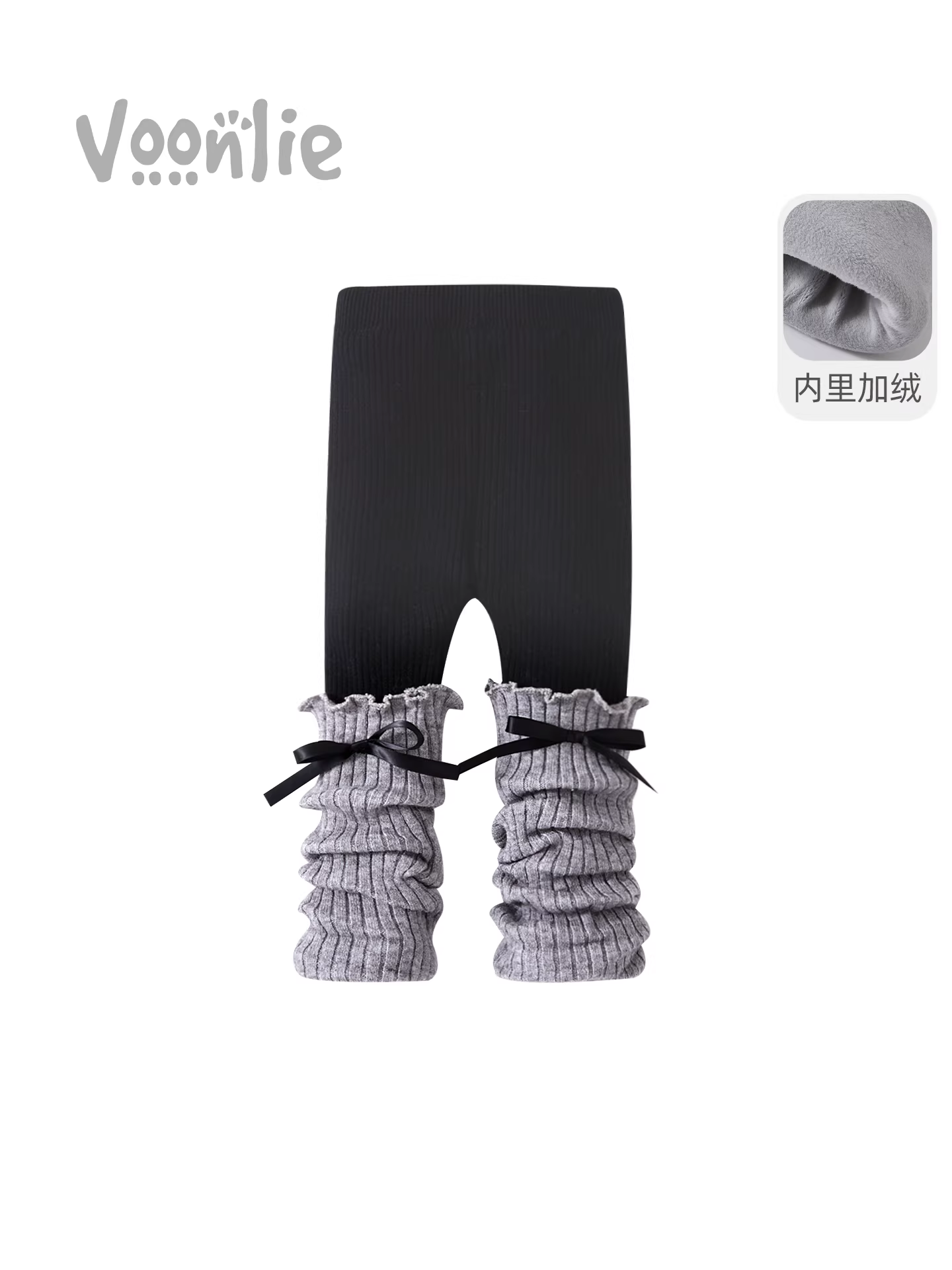 Quần legging mùa đông Fanhle cho bé gái 2025, quần dài thường ngày cho bé gái, quần giữ ấm lót lông cừu cho mùa đông