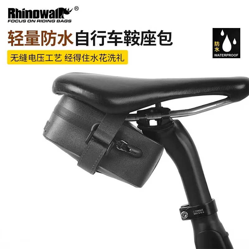 Túi đựng xe đạp Rhino Túi đuôi mini đi lại đi xe đạp Túi đựng đồ ngồi xe đạp Túi đựng dụng cụ chống nước di động Túi đựng chìa khóa
