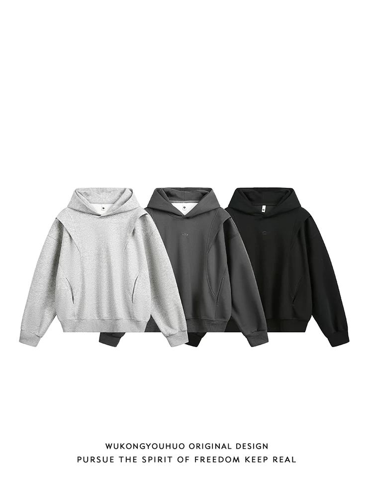 Wukong có sẵn áo hoodie nỉ dày kiểu Mỹ cổ điển, thiết kế phá cách dành cho nam và nữ, áo khoác hoodie thời trang, dáng rộng, đa năng dành cho cặp đôi.