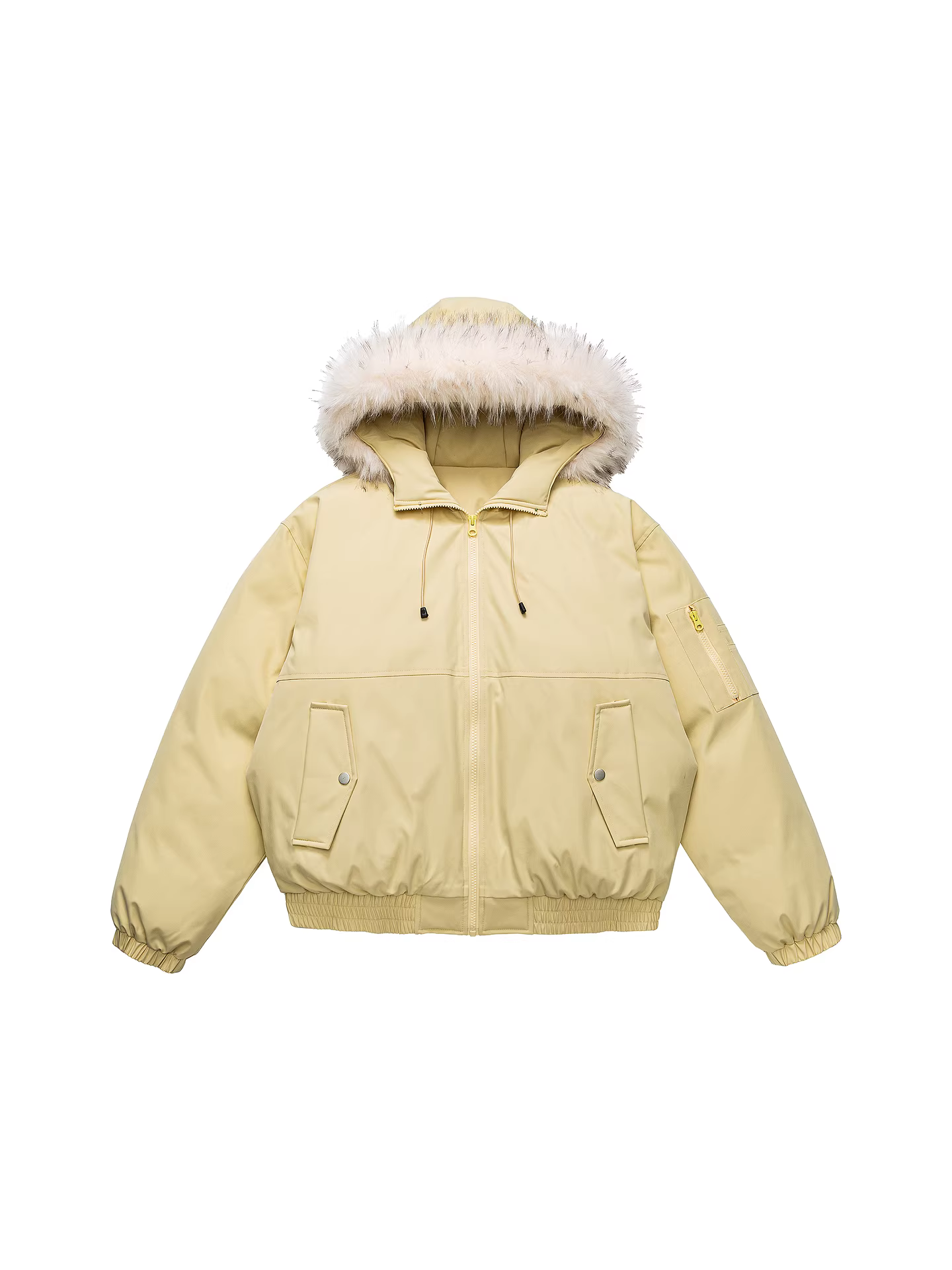 Áo khoác cotton có mũ trùm đầu, cổ lông thú, dày dặn, kiểu dáng thời trang mùa đông của Wukong dành cho nam và nữ, mẫu đôi rộng rãi, ấm áp, đa năng năm 2025