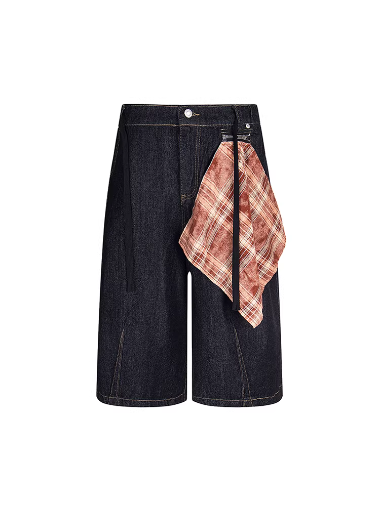 Wukong có sẵn quần capri denim kiểu Mỹ cổ điển, có thể tháo rời, dành cho nam và nữ, quần dài vừa đa năng, kiểu dáng gọn gàng.