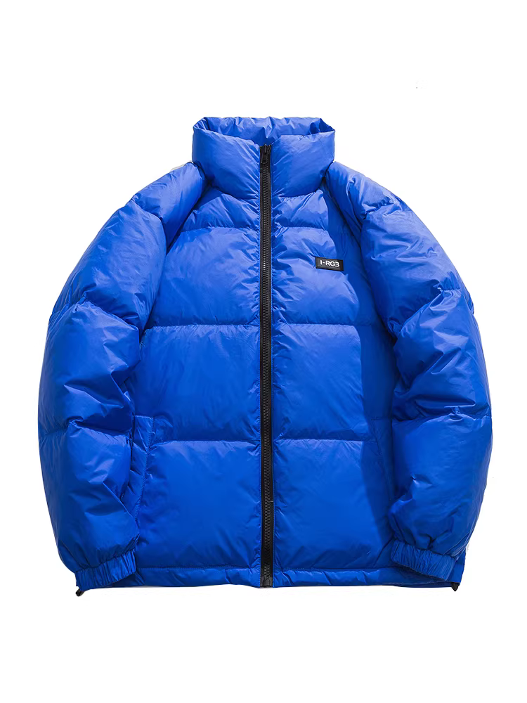 Áo khoác phao cổ đứng dày dặn mùa đông 90% lông vũ trắng của Ngộ Không dành cho nam, thương hiệu thời thượng, dáng rộng, áo khoác cotton ấm áp dành cho cặp đôi.