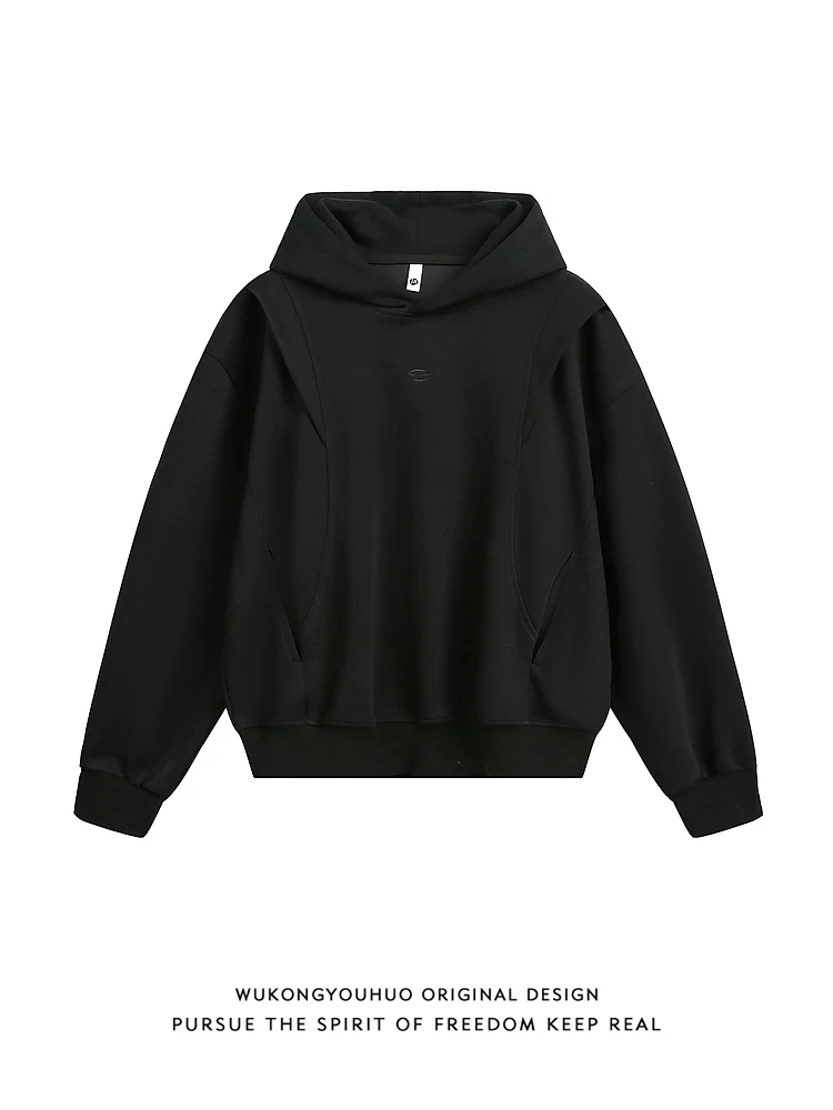 Wukong có sẵn áo hoodie nỉ dày kiểu Mỹ cổ điển, thiết kế phá cách dành cho nam và nữ, áo khoác hoodie thời trang, dáng rộng, đa năng dành cho cặp đôi.