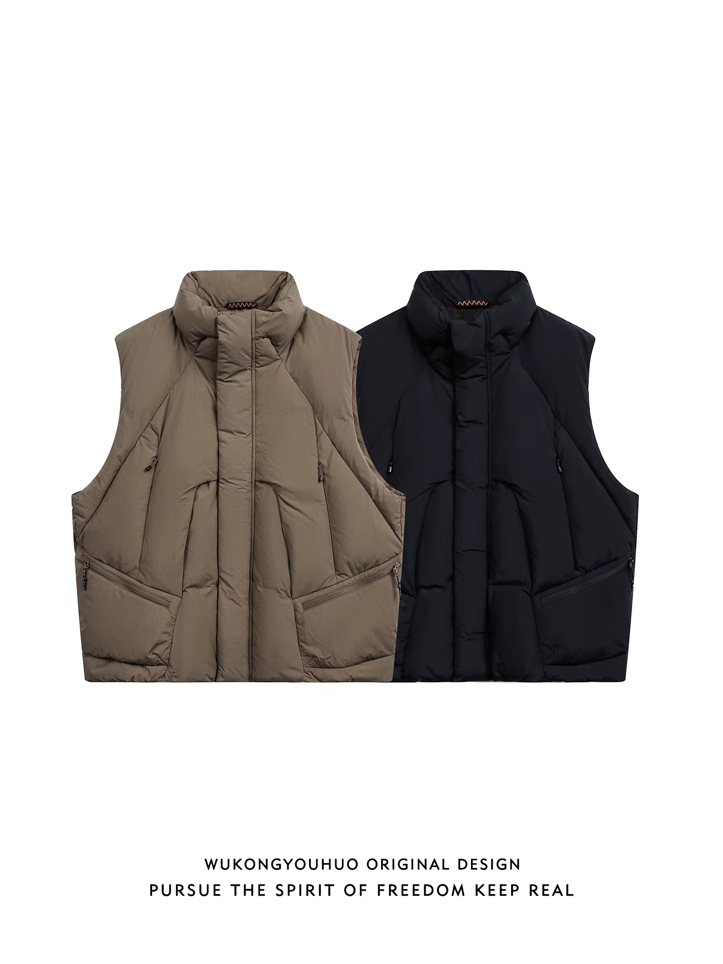 Wukong có sẵn áo khoác phao lông vũ trắng 90% kiểu Mỹ dành cho nam và nữ, áo khoác ngoài mùa đông 90% lông vũ ấm áp.