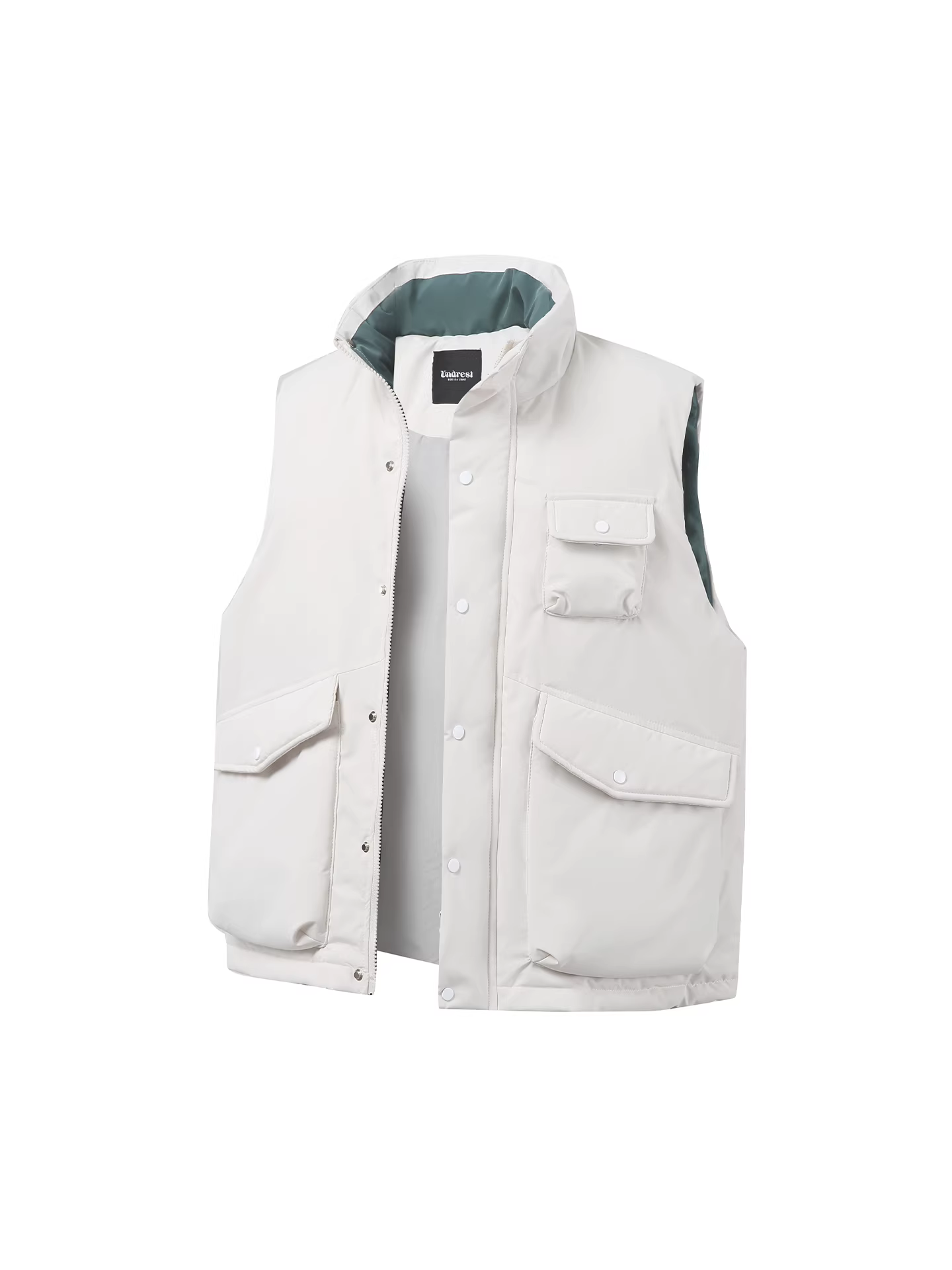 Wukong có sẵn áo vest lông vũ trắng 90% kiểu Mỹ nhiều túi, áo khoác ngoài ấm áp thời trang mùa đông dành cho nam.