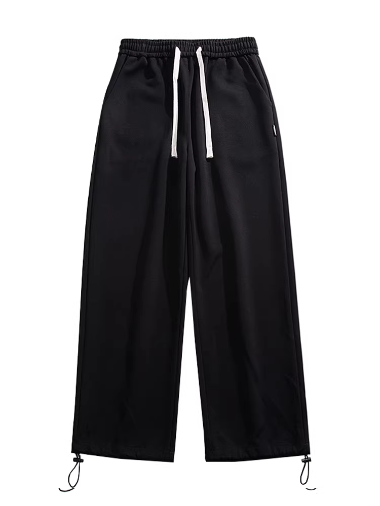 Wukong có sẵn quần thể thao nam phong cách Nhật Bản cổ điển, đơn giản, màu trơn, kiểu dáng thời trang đường phố, rộng rãi, đa năng, thoải mái.