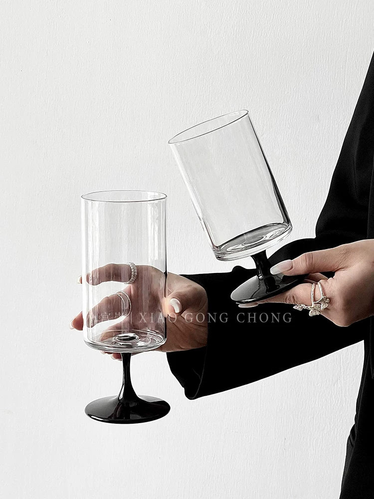 Ly rượu chân cao kiểu Ins, sáng tạo và cao cấp, ly uống rượu tạo không khí độc đáo, ly nước ép.