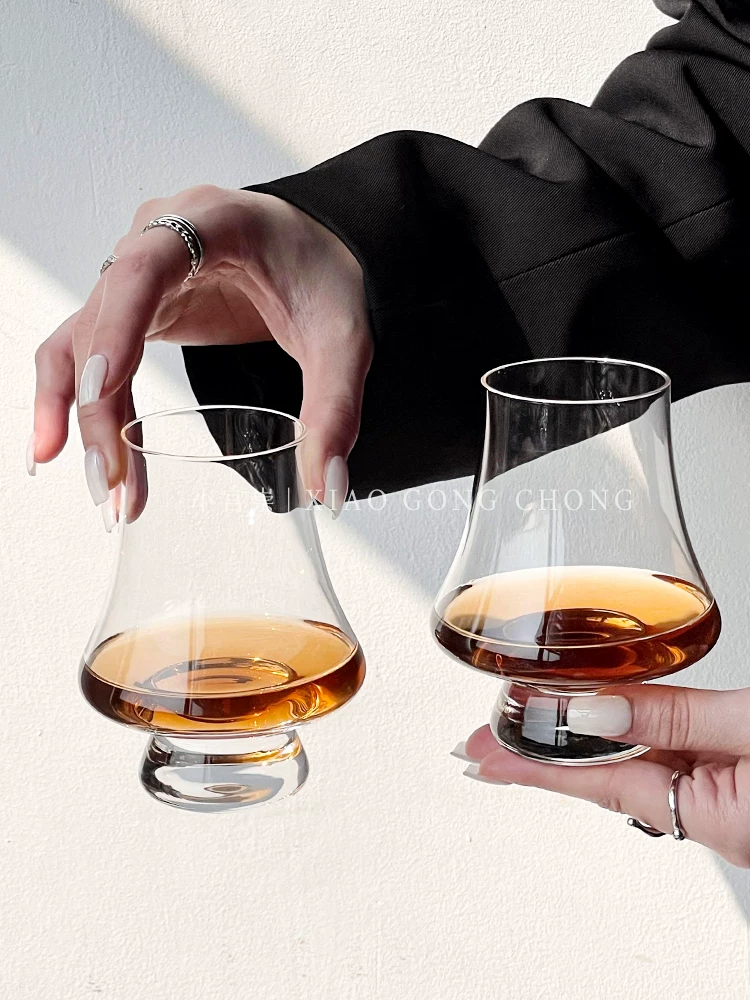 Cốc đựng nước thơm kiểu Pháp, bộ sưu tập riêng biệt, cốc đựng rượu whisky kiểu cổ điển, ly đựng đồ uống nguyên chất, cốc nếm rượu nước ngoài, cốc thủy tinh