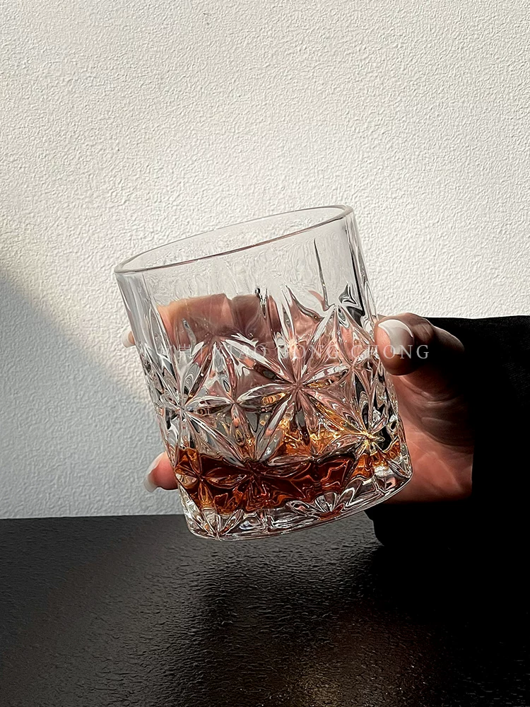 Ly rượu whisky cao cấp, ly rượu pha lê sang trọng nhẹ nhàng, ly bia cao cấp dùng trong gia đình, ly đá viên, ly thủy tinh