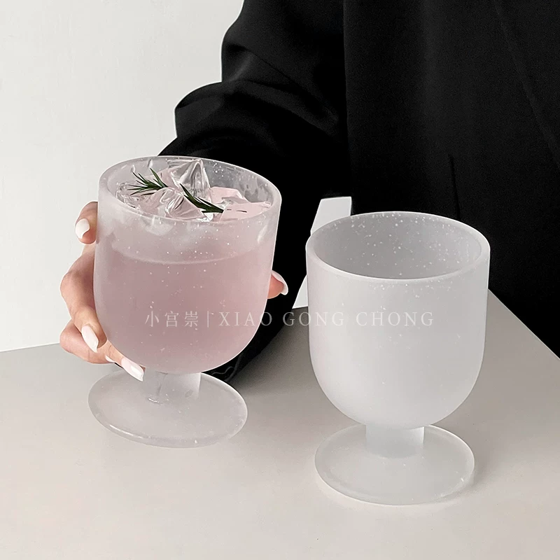 Cốc bong bóng mờ cổ điển độc đáo cốc thủy tinh thẩm mỹ cao cốc bầu trời đầy sao cốc uống nước lạnh cốc cocktail cốc đồ uống
