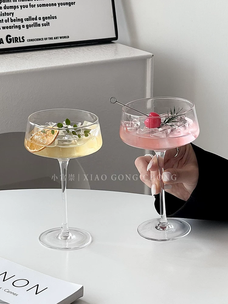 Ly thủy tinh cao kiểu Nhật Kimura, ly cocktail pha lê, ly martini kiểu ins, ly rượu trái cây, ly cocktail đặc biệt dành cho nữ