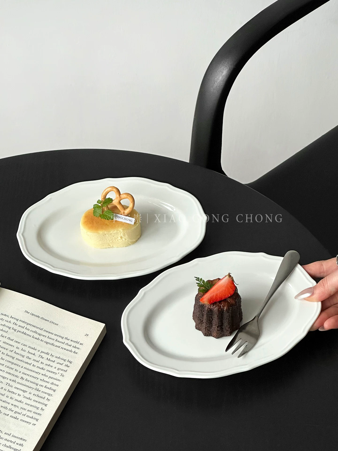 Đĩa gốm sứ kiểu Pháp cổ điển hình bầu dục, đĩa bánh ngọt, đĩa ăn sáng, đĩa steak, đĩa ăn món Âu, đĩa trắng, đĩa dẹt