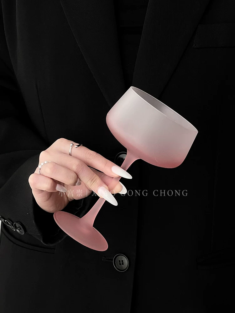 Ly cocktail đặc biệt dành cho nữ, thiết kế độc đáo màu hồng, ly cocktail cao cấp, ly rượu, ly rượu trái cây.