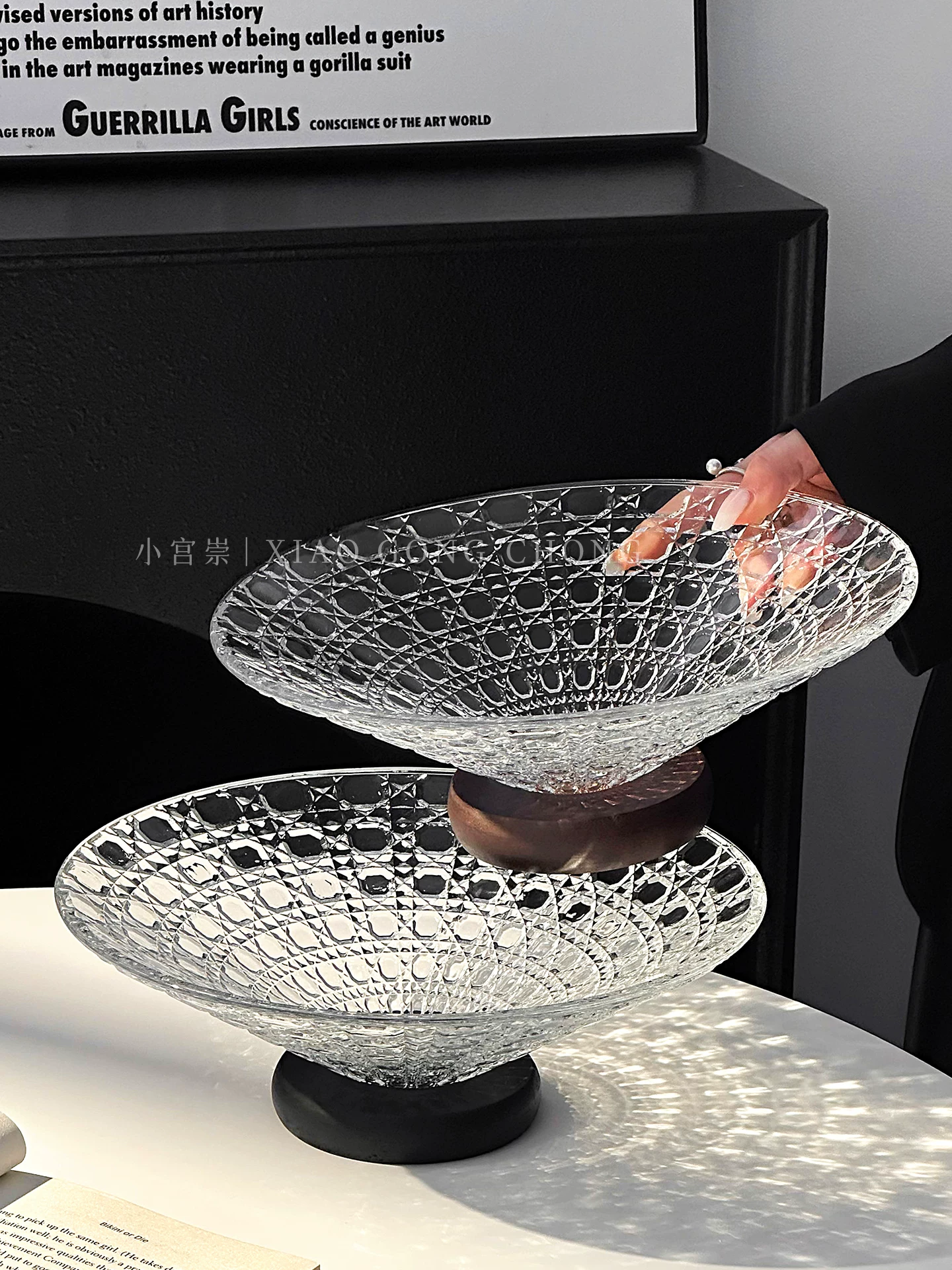 Đĩa trái cây hình mũ độc đáo dùng trong nhà, đĩa trái cây cao cấp tinh tế để đựng hoa quả khô và đồ ăn nhẹ.