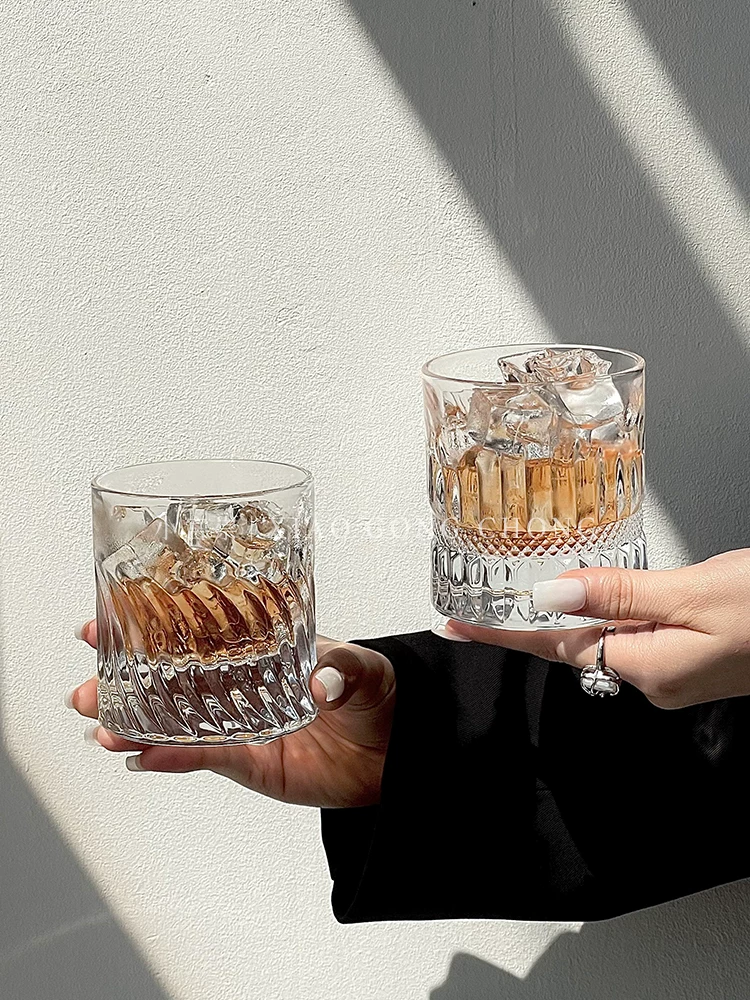 Ly rượu whisky cao cấp, ly rượu pha lê sang trọng nhẹ nhàng, ly gia dụng cao cấp có họa tiết khắc, ly bia, ly đá viên.