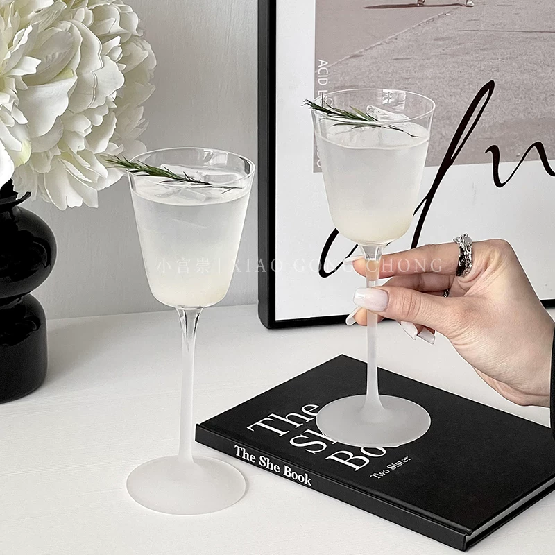 Ly cocktail cao kiểu Nhật Kimura, ly thủy tinh mỏng sáng tạo dùng trong nhà, pha chế đồ uống, đồ uống lạnh, ly rượu sâm banh.