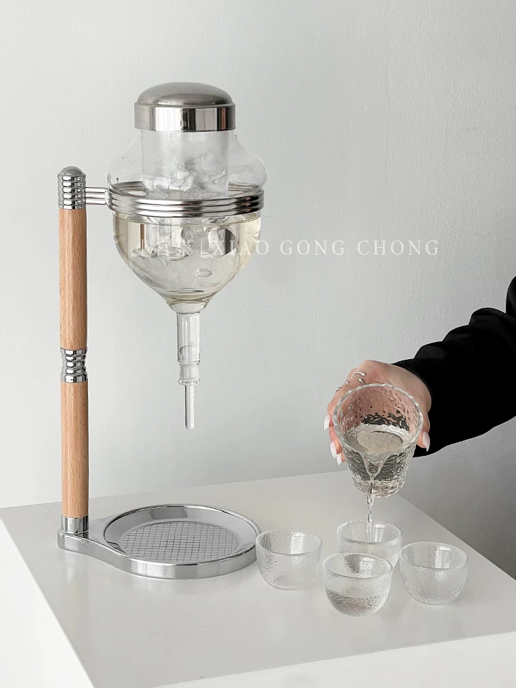 Bình sake Nhật Bản và bộ dụng cụ uống sake, bình đựng rượu đá, ly rượu trắng, dụng cụ chia rượu, bình giữ ấm rượu sake, bình rót rượu kiểu kim, kiểu nhỏ giọt