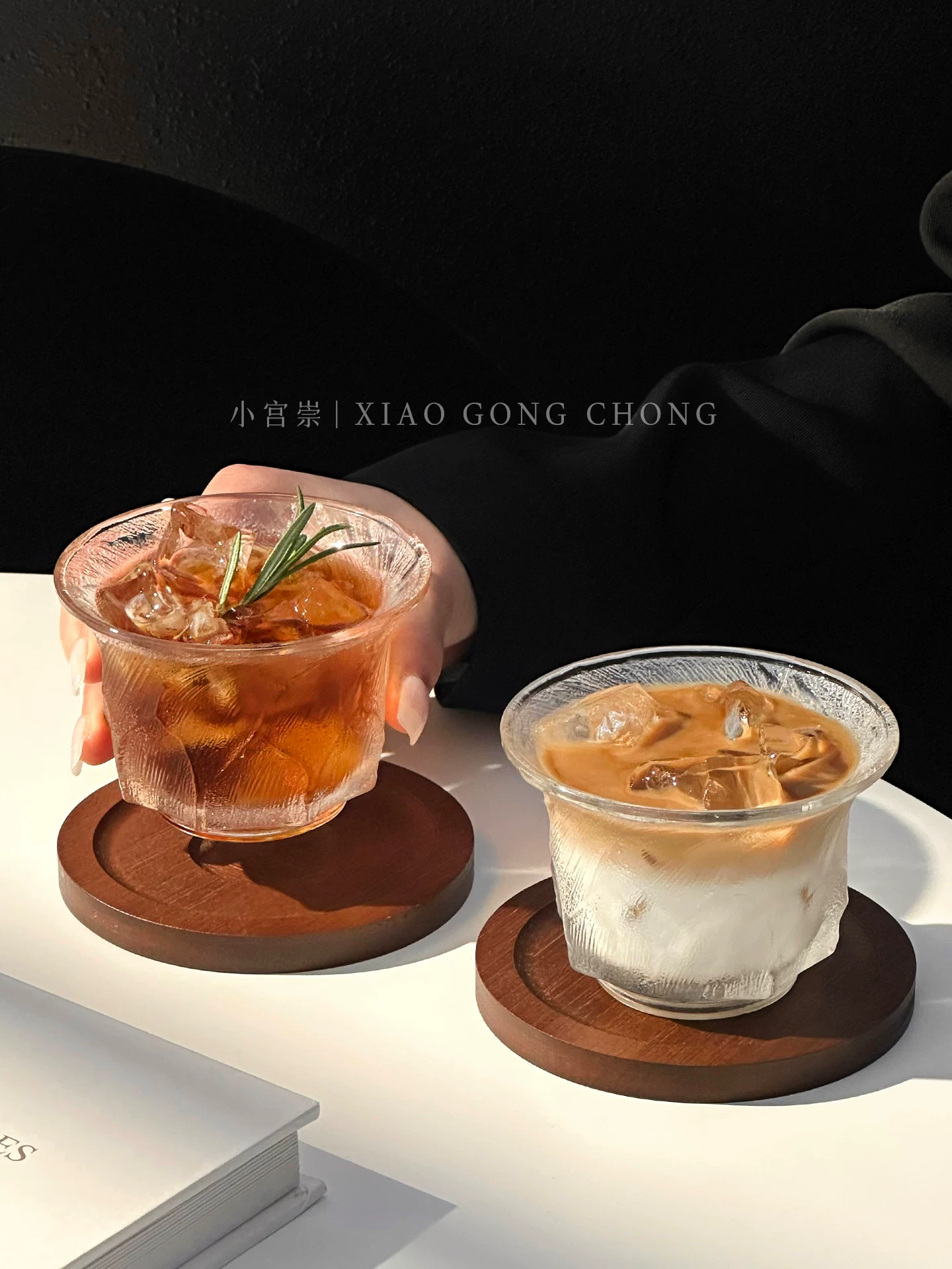 Ly cà phê đá kiểu cổ điển, ly đá cao cấp, ly latte đá Mỹ, ly uống nước lạnh gia dụng, ly nước ép
