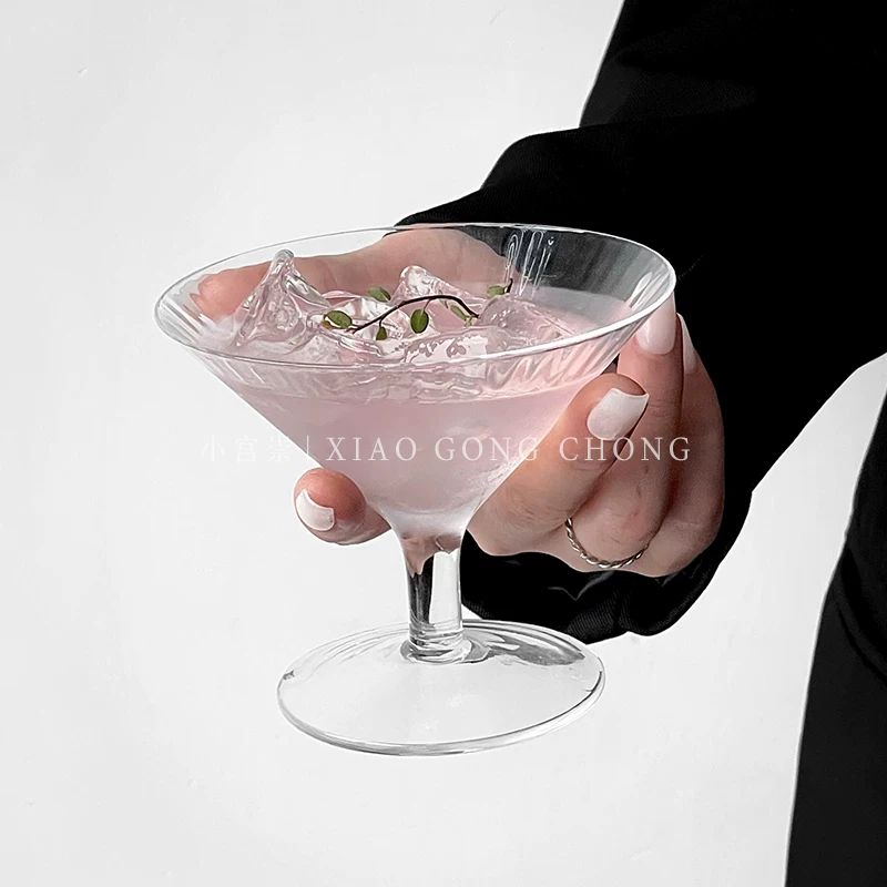Ly cocktail kiểu Nhật, ly martini sáng tạo, ly trumpet, ly uống nước, cốc miệng rộng, cốc trà đặc biệt