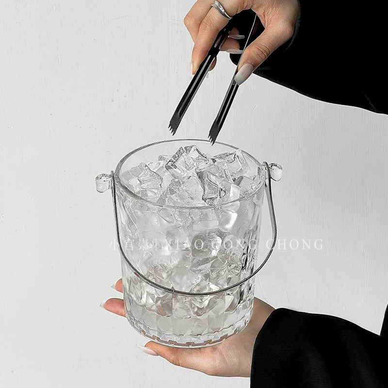 Kẹp đá miễn phí, xô đá di động, xô đựng trà trái cây, xô vui vẻ dã ngoại ngoài trời mùa hè, xô đựng bia lạnh
