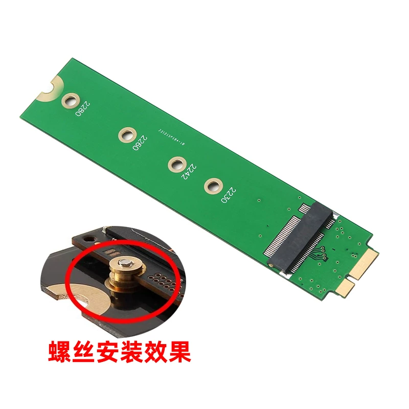 Thích hợp cho chuyển đổi giao thức NGFF SATA phiên bản 2010 2011 Thẻ chuyển đổi SSD Apple AIR A1370 A1369