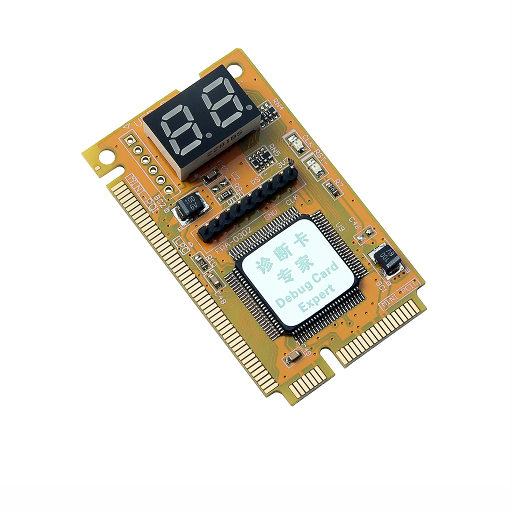 Thẻ chẩn đoán máy tính xách tay Thẻ chẩn đoán lỗi thẻ ghi lỗi mini PCIE mini PCI E