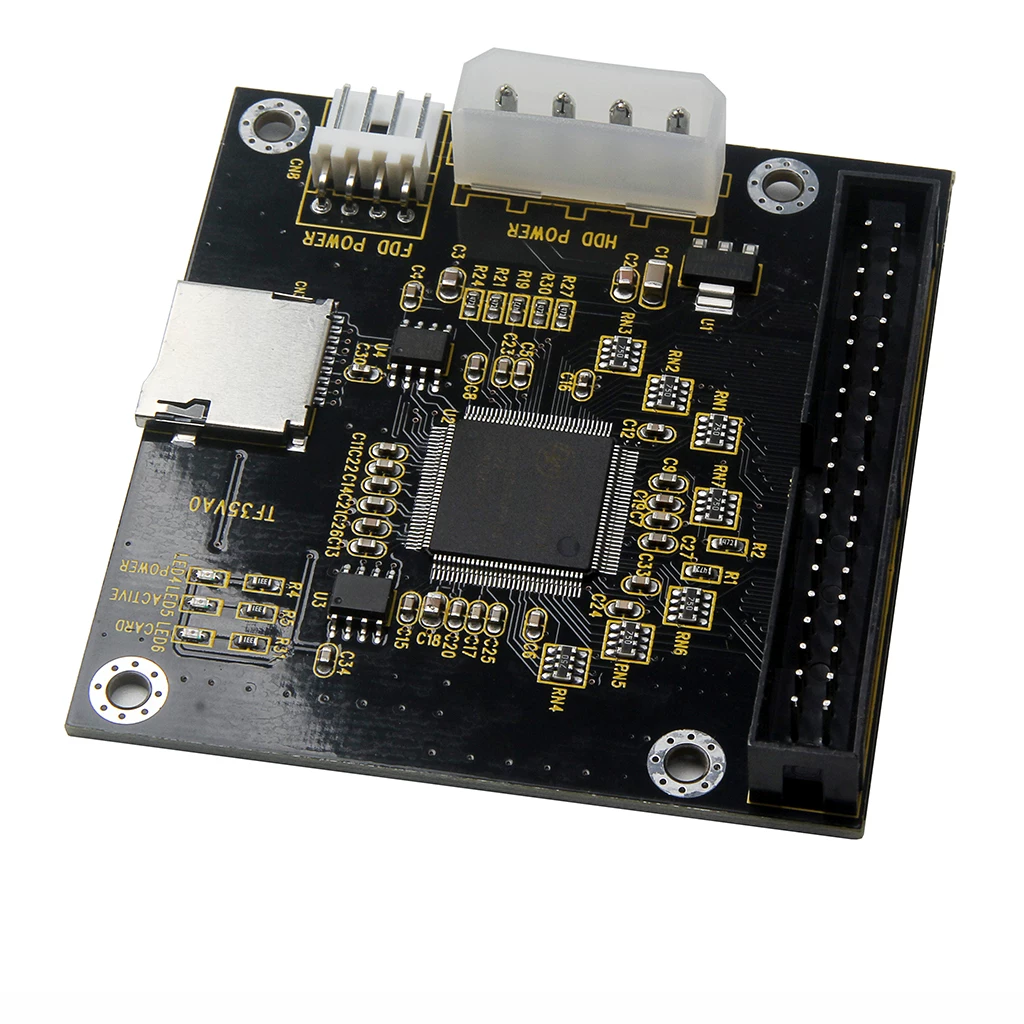 Bộ chuyển đổi TF sang 3.5inch IDE dành cho máy tính xách tay, thẻ chuyển đổi ổ cứng MICRO SD sang IDE TF TO IDE 44Pin