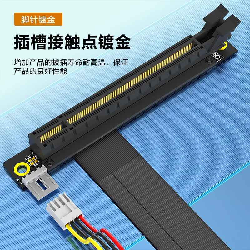 Cáp nối dài M.2 NGFF M-key sang PCI-E 16X Cáp nối dài NVME sang PCI-E 16X