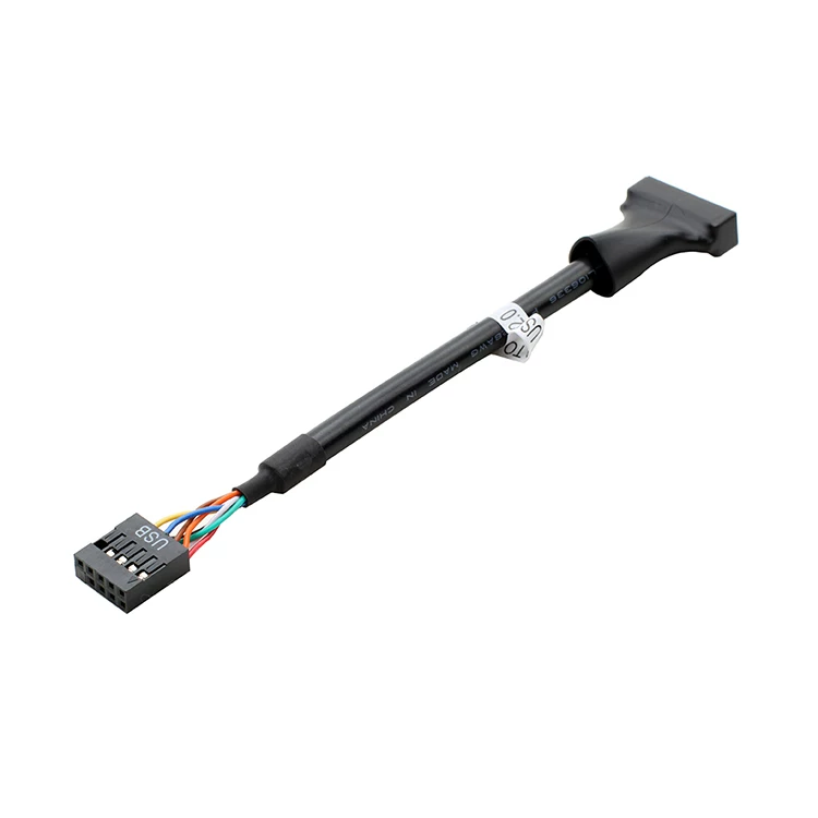 Khung máy chủ USB2.0 sang USB3.0 mặt trước 19 chân sang 9 chân mặt trước đầu nối USB2.0 cái 9 chân sang 19 chân