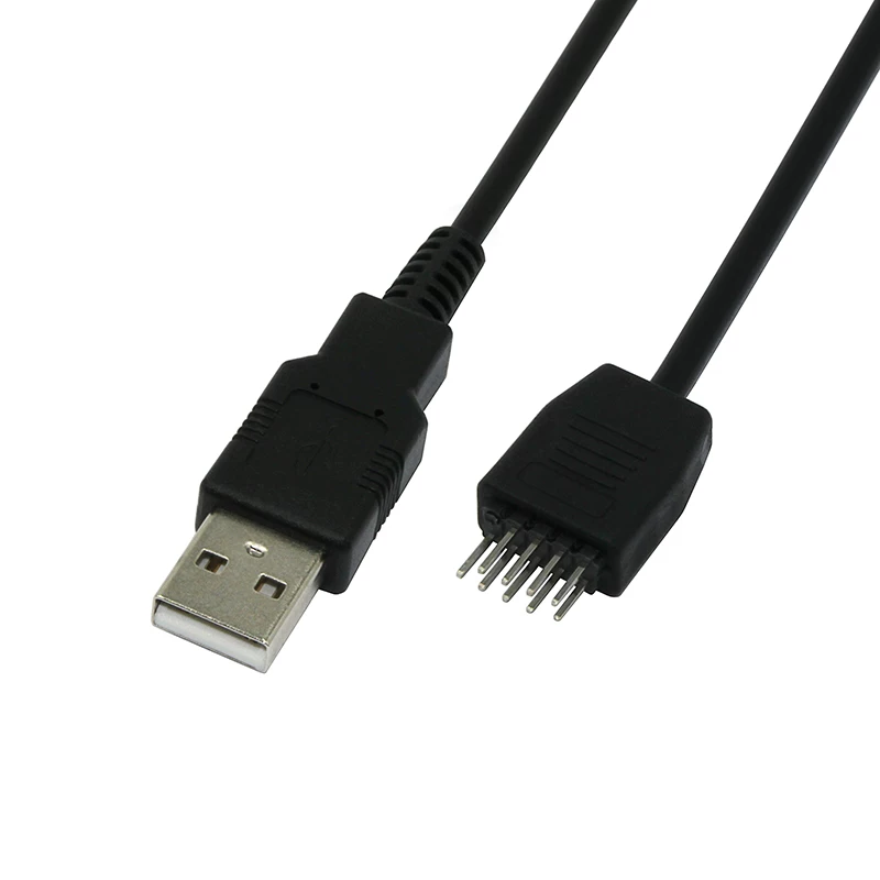 Cáp chuyển đổi USB đực sang USB 9 chân trên bo mạch chủ, tích hợp Bluetooth để kết nối với cổng USB ngoài, dài 20CM