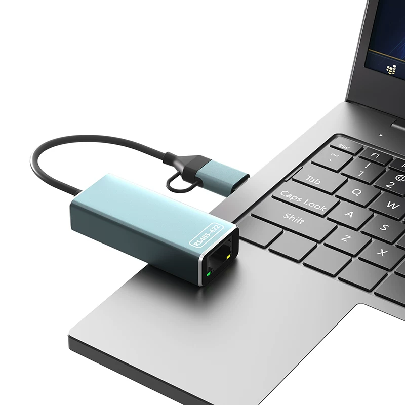Chip FT232 Bộ chuyển đổi USB sang RS485/422 cấp công nghiệp Giao diện RJ45 TYPE-C sang RS485/422