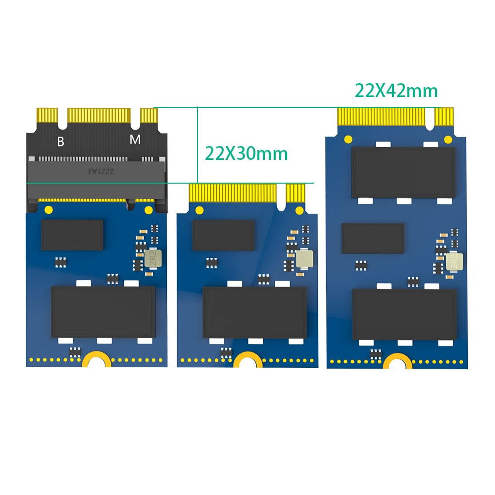 Thẻ bảo vệ giao thức SATA mở rộng M.2 NGFF Thẻ bảo vệ giao thức SATA 2230 đến 2242 Thẻ bảo vệ trạng thái rắn