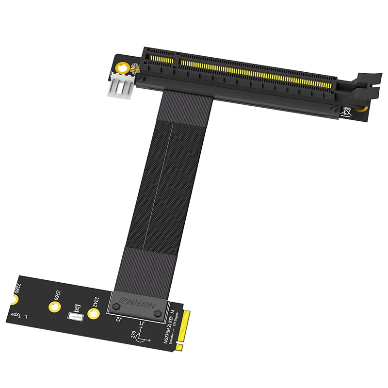 Cáp nối dài M.2 NGFF M-key sang PCI-E 16X Cáp nối dài NVME sang PCI-E 16X