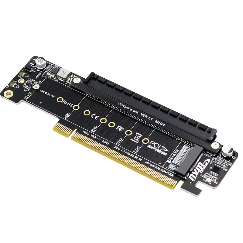 Thẻ mở rộng chia kênh PCIE4.0 8+4+4Hyper Ultra Quad VROC M2 NVMe