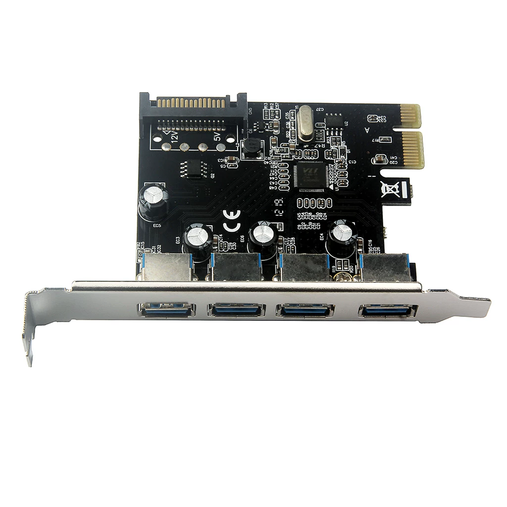 Card mở rộng PCI-E sang USB3.0 4 cổng VIA VL805 Q6 chip pcie usb3.0