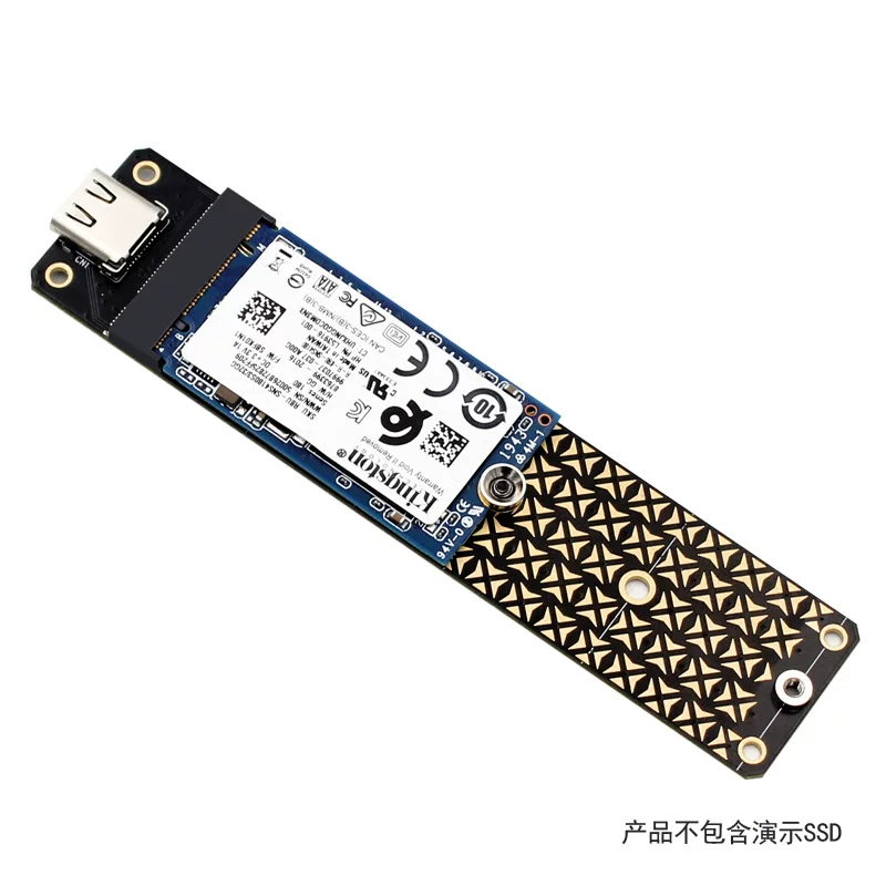 JMS580 bảng chuyển đổi NGFF m.2 giao thức SATA thẻ mở rộng ổ cứng SSD sang USB3.1TYPE-C 5G