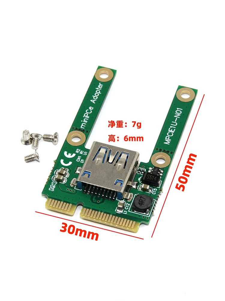 Thẻ chuyển đổi mini pci-e sang usb2.0 Thẻ mở rộng MINIPCI-E Thẻ chuyển đổi USB2.0