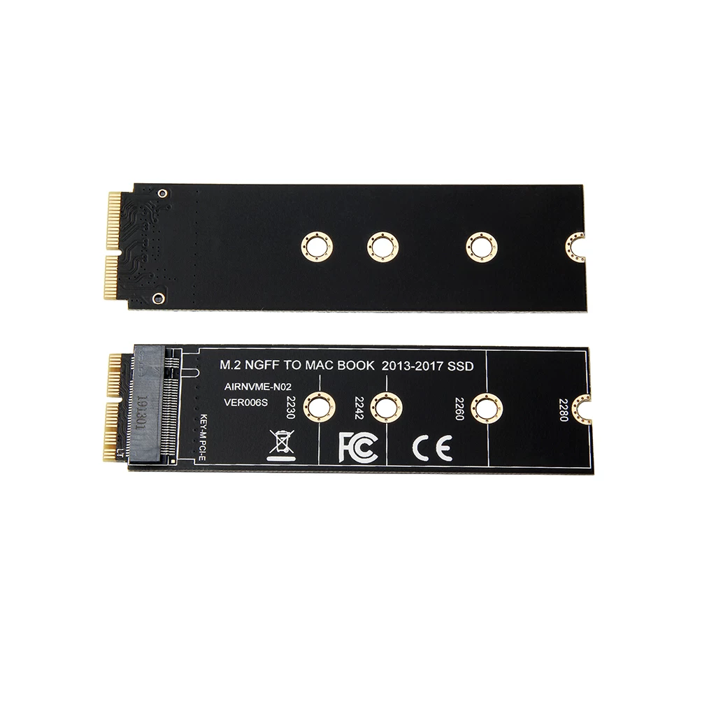 Thích hợp cho phiên bản nâng cấp M.2 NVME lên card chuyển đổi ổ cứng thể rắn Apple 2013-2017 phiên bản dài 3.0