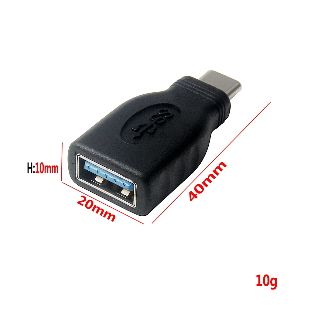 Bộ chuyển đổi USB3.1 TYPE C nam sang USB3.0 A nữ băng thông truyền dẫn 5Gbps truyền tải sạc 5A