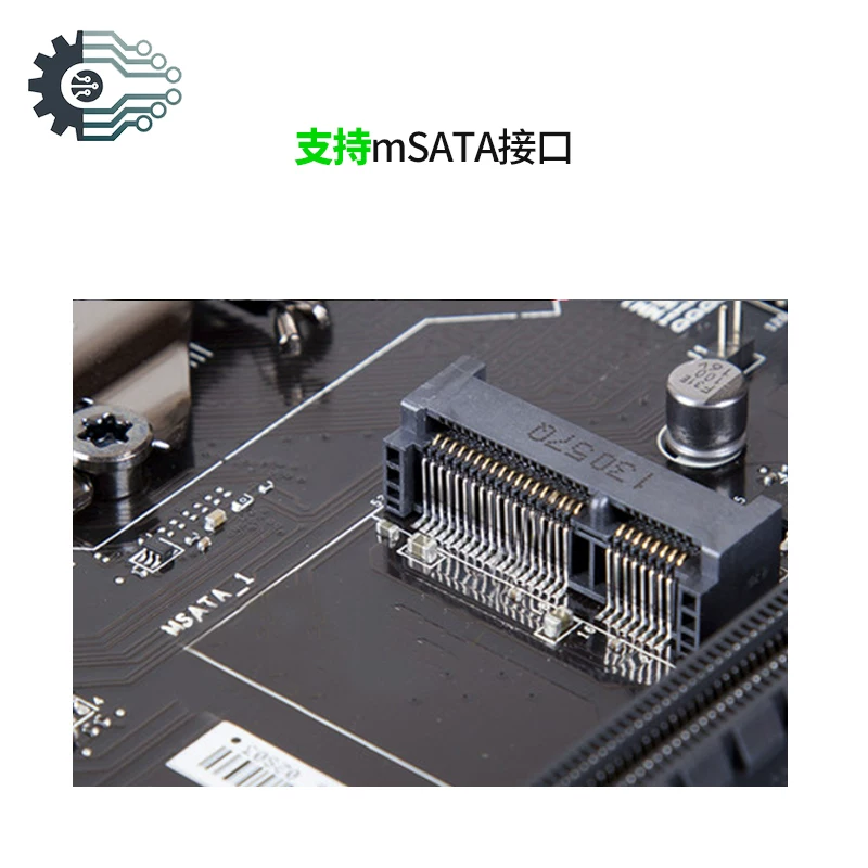 Thẻ chuyển đổi MSATA sang SATA 2.5inch sang ổ cứng 7PIN SSD thẻ chuyển đổi giao diện trạng thái rắn SATA3.0
