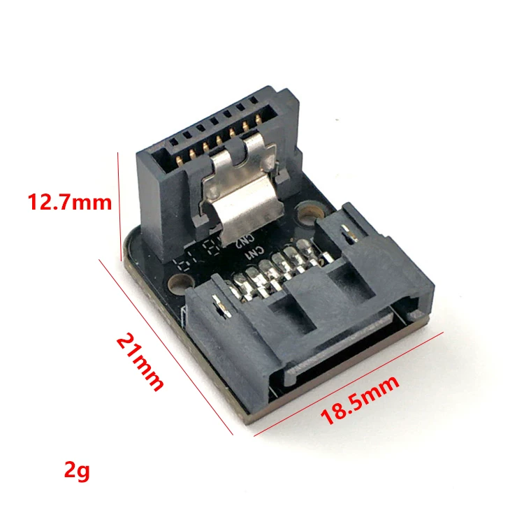 Ổ cứng SATA giao diện adapter cổng SATA 7PIN hướng ngược 90 độ kết nối xoay DIY công cụ nối dây