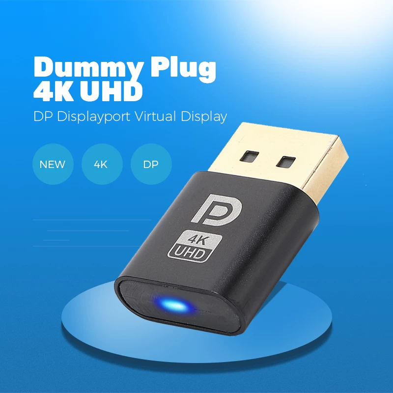 Trình giả lập card đồ họa màn hình ảo DP lớn tải giả lập DP điều khiển từ xa DP chơi game không tải màn hình 3060