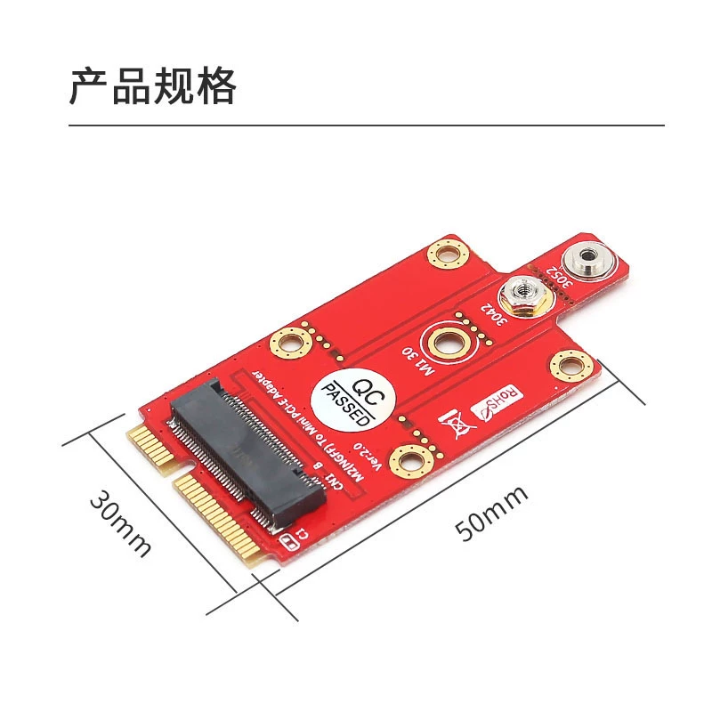 Mô-đun Notebook M.2 KEY B sang card mạng không dây Mini PCI-E, card chuyển đổi mô-đun 3G 4G 5G