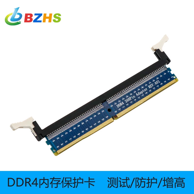 Thẻ bảo vệ kiểm tra bộ nhớ máy tính để bàn DDR4 nâng cấp, đầu nối dài, bộ chuyển đổi mô-đun bộ nhớ, thẻ bảo vệ kiểm tra bộ nhớ