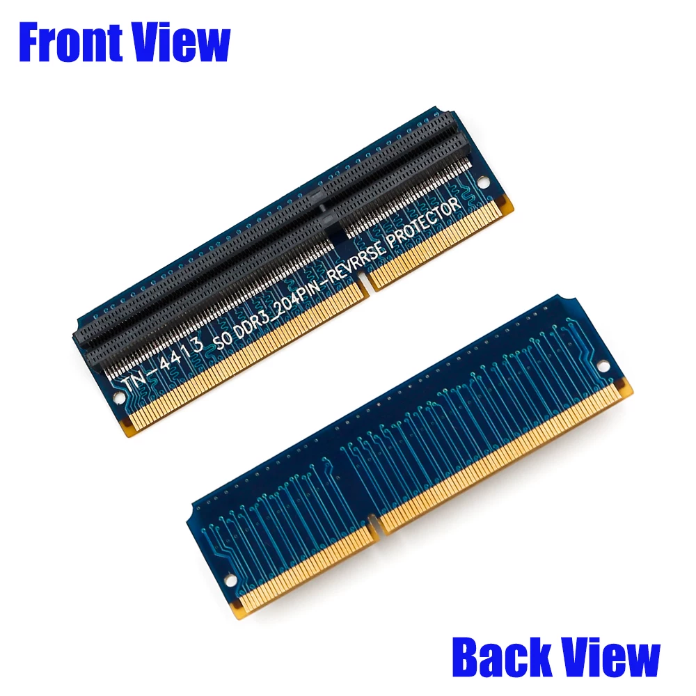 Laptop DDR3 mô-đun bộ nhớ thẻ chuyển đổi thẻ kiểm tra thẻ bảo vệ chuyển tiếp/đảo ngược DDR3 sang DDR3