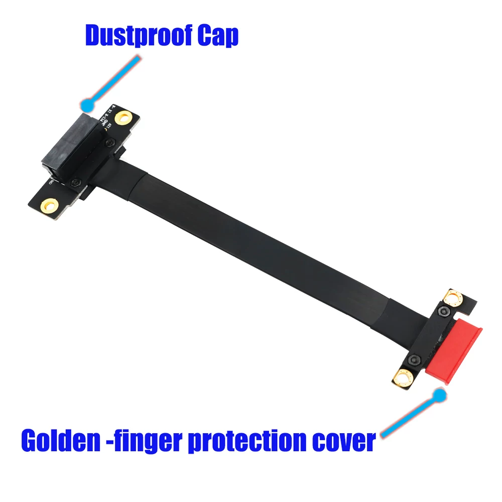 Cáp nối dài PCI-E 3.0 1X sang 1X cáp nối dài bộ chuyển đổi card đồ họa tốc độ đầy đủ ổn định 90 độ