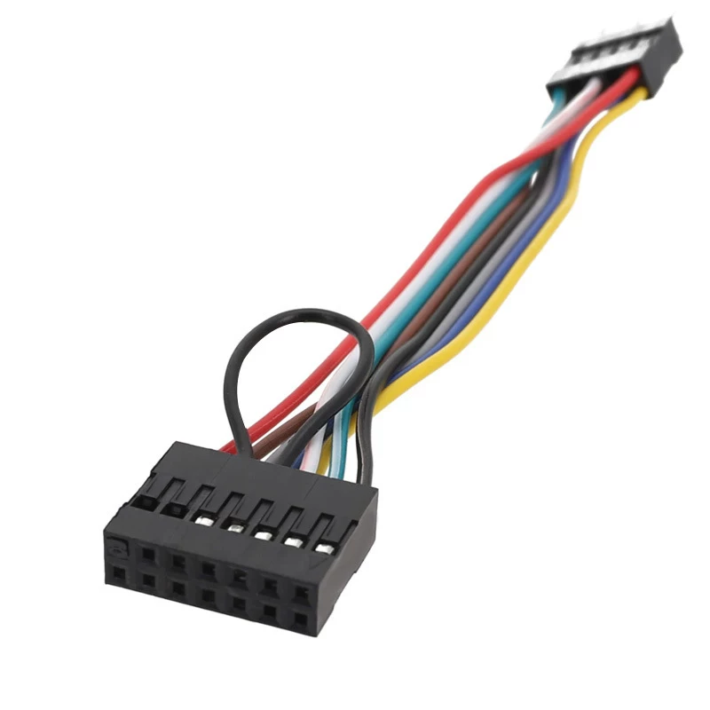 Thích hợp cho khung gầm tiêu chuẩn với cáp chuyển đổi bo mạch chủ Lenovo 11 chân sang 9 chân, cáp chuyển đổi 13 chân sang 9 chân USB âm thanh